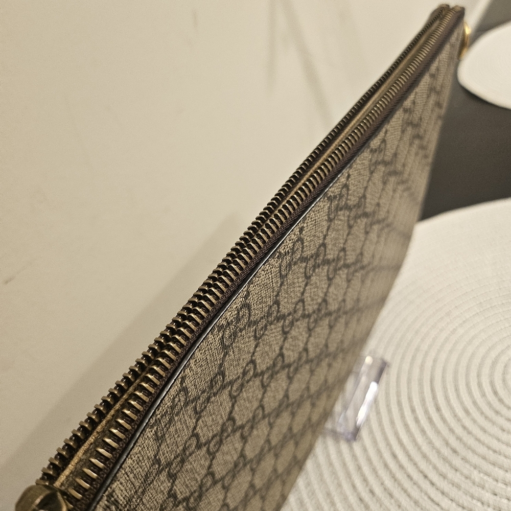 β¨ Gucci Ophidia GG Supreme Pouch / Clutch - Picture 11 of 13